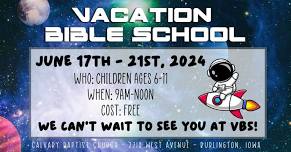 Vacation Bible School 2024 : NASA