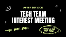 Tech Team Interest Meeting