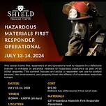 Hazardous Materials First Responder Operational – Summer 2024