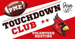 May Touchdown Club Volunteer Meeting