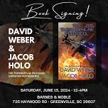 Book Signing With Sci-Fi Authors David Weber and Jacob Holo