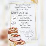 Summer Vacation Special Cake Baking Class