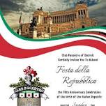 Club Pacentro of Detroit @ Festa Della Repubblica