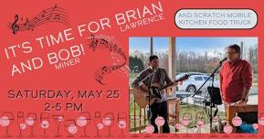 Brian Lawrence and Bob Miner at Corteau Vineyards