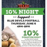 Texas Roadhouse Football Fundrasier