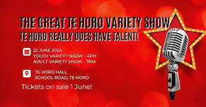 The Great Te Horo Variety Show - Te Horo Really Does Have Talent!