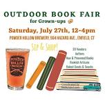 Outdoor Book Fair for Grown-ups at Powder Hollow Brewery