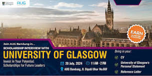 Scholarship Interview With University of Glasgow