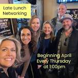 Late Lunch Networking - For those that can't make it to a regular lunchtime networking meeting