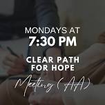 CPVNE – Clear Path for Hope AA Meeting for Veterans (Devens)