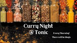 Curry Night at Tonic - Every Thursday