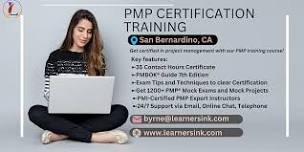 PMP Training Bootcamp in San Bernardino, CA