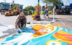 Chalkfest at The Island