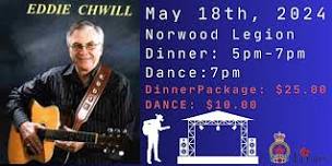 Norwood Legion presents Eddie Chwill in Concert.