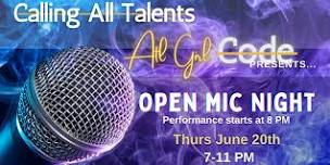 Atl Girl Code Presents: Open Mic Night