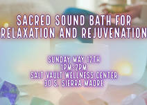 Sacred Sound Bath for Relaxation and Rejuvenation