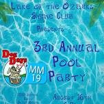 3rd Annual Pool Party