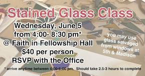 Stained Glass Class