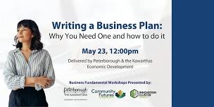 Graphic for Writing a Business Plan workshop