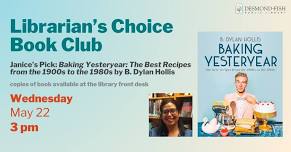 Librarian’s Choice Book Club: Cookbook Edition!