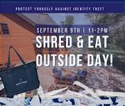 Annual Shred Event & Eat Outside Day!