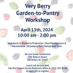 Very  Berry - Garden to Pantry Workshop