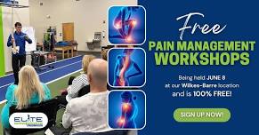 FREE Pain Management Workshops