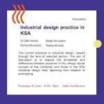 Discussion Panel -Industrial design practice in KSA