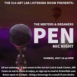 The Writers and Dreamers Open Mic Night