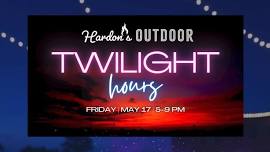 Twilight Shopping at Hardon's Outdoor downtown Tama