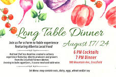 Crossfield Farmers Market Long Table Dinner