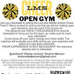 LMS Cheer Open Gym