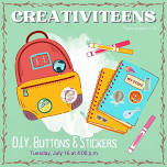 CreativiTeens D.I.Y. Buttons & Stickers