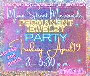 Permanent Jewelry Party at Main Street Mercantile