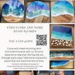 Resin wave charcuterie boards or resin beach scene boards