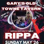 Rippa back at Gary's Olde Town Tavern