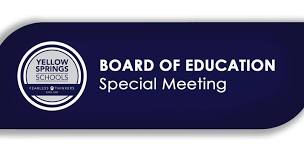 Board of Education Special Meeting