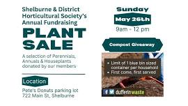 Annual Fundraising Plant Sale - Shelburne Horticultural Society