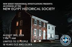 An Evening at New Egypt Historical Society, New Egypt NJ