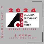 CPAC Spring Recital, Sunday May 19, 3:00pm