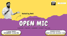 Open  Mic By  Kasa Kai Pune - Amar Tech Park, Balewadi, Pune