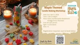 Maple Themed Candle Making Workshop