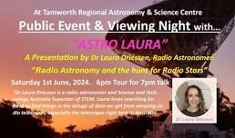 Monthly Event – Astro Presentation & Telescope Viewing Night