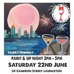 Saturday 22nd June Paint and Sip 3pm-5pm  (Family Friendly)