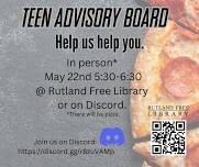 Teen Advisory Board Informational Meeting