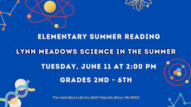 Elementary Summer Reading: Lynn Meadows Science In The Summer