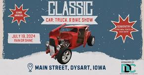 Dysart, Iowa's 22nd Annual Car, Truck & Bike Show