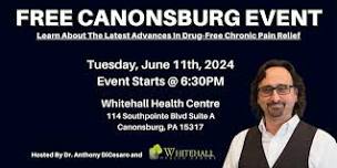 Learn About Drug-Free Chronic Pain Relief | FREE Canonsburg Dinner Event