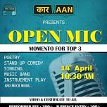 OPEN MIC IN LUCKNOW /Poetry , Singing, Standup, Rapping, instrument play, Musical Band/