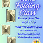 Book Folding Class @ West Hernando Branch